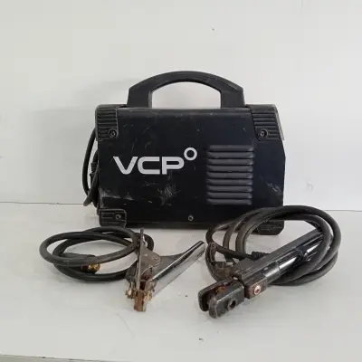 Soldador Marca Vcp Modelo Mma-200 Usado En Buen Estado Acc Con Pinza Posito Con Detalle Pinza Negativo Marcador Digital