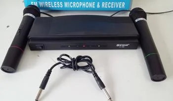 Foto 2 de Microfono Marca Wvngr Modelo C-05 Usado En Buen Estado Acc Par De MicrofonosRecpetora C/ Dos AntenasEntrada De UxCable Plus