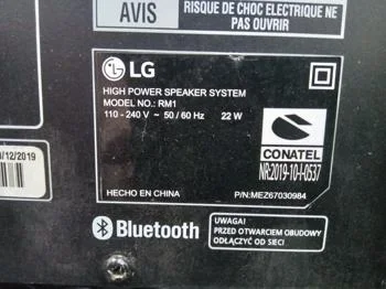 Foto 3 de Speaker Potencia Watts No Tiene Marca Lg Sin Control Modelo Rm1 Usado En Buen Estado Sin Caja Acc Cable Cte