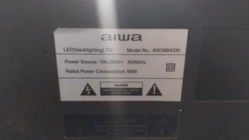 Foto 2 de Televisor Led Smart De 39 '' Marca Aiwa Modelo Aw39b4sm Con Control Usado En Buen Estado Acc En Caja Soporte Para La Pared(Ya Tiene Por El)