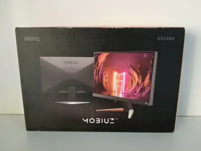 Monitor P/ Computadora Lcd Marca Benq Modelo Ex240n Usado En Buen Estado De 24 '' Acc Cable Power Pedestal