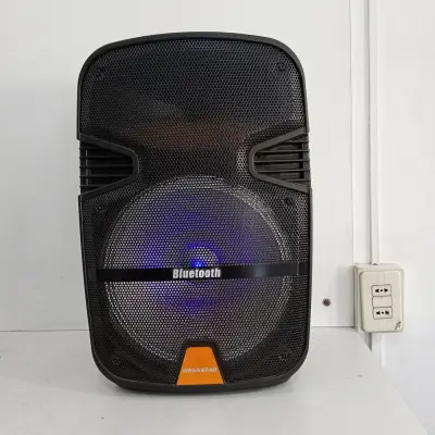 Caja De Sonido Amplificada Marca Mega Star Modelo Spa123bta Sin Control Usado-En-Buen-Estado Acc Con Bt. RadioEnt.UsbAux.
