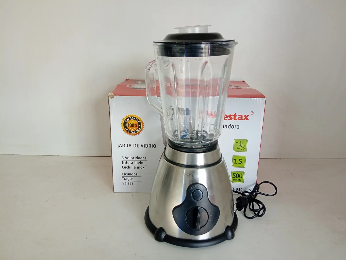 Foto 2 de Licuadora Marca Vestax Modelo Vt-911 Velocidades Usado En Buen Estado Acc Con Jarra De VidrioCon Tapa