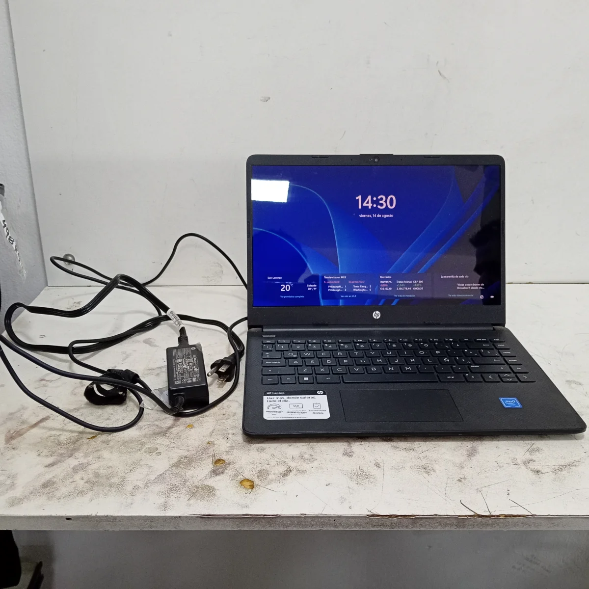 Notebook Marca Hp Modelo 14-Dq0xxx Procesador Celeron Memoria Ram 8 Gb Disco Duro 118 Gb Generacion No Tiene Acc Cargador