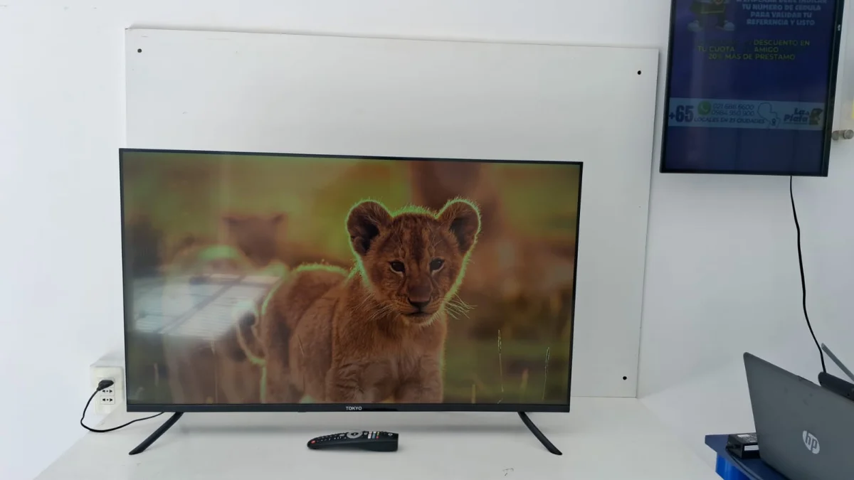 Televisor Led Smart De 43 '' Marca Tokyo Modelo Tvtokff43gtv Con Control Usado En Buen Estado Acc C/Patitas