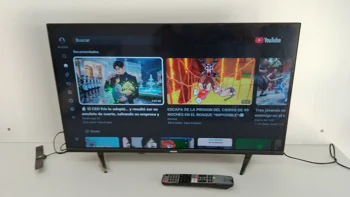 Televisor Led Smart De 32 '' Marca Fama Modelo Tvf-32e20 Con Control Usado Con Desgaste Acc Con Patitas Y Antena