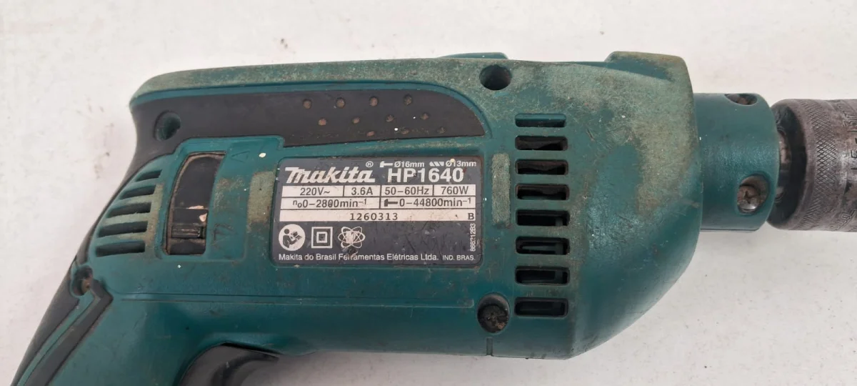 Foto 2 de Taladro Marca Makita Modelo Hp1640 Usado En Buen Estado Acc No Tiene