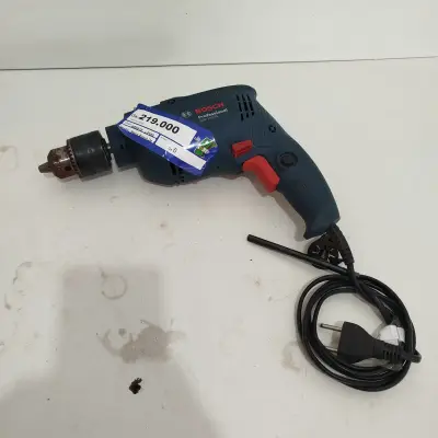 Taladro Marca Bosch De 13mm Original Modelo Gsb 550 Re Usado Con Desgaste Acc Llave Mandril