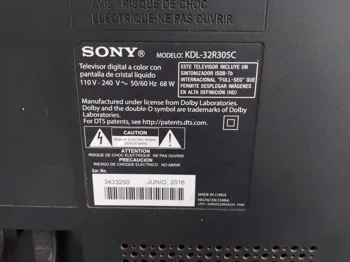 Foto 2 de Televisor Led Convencional De 32 '' Marca Sony Modelo Kdl-32r305c Usado En Buen Estado Con Control Sin Caja Acc Par De Patitas
