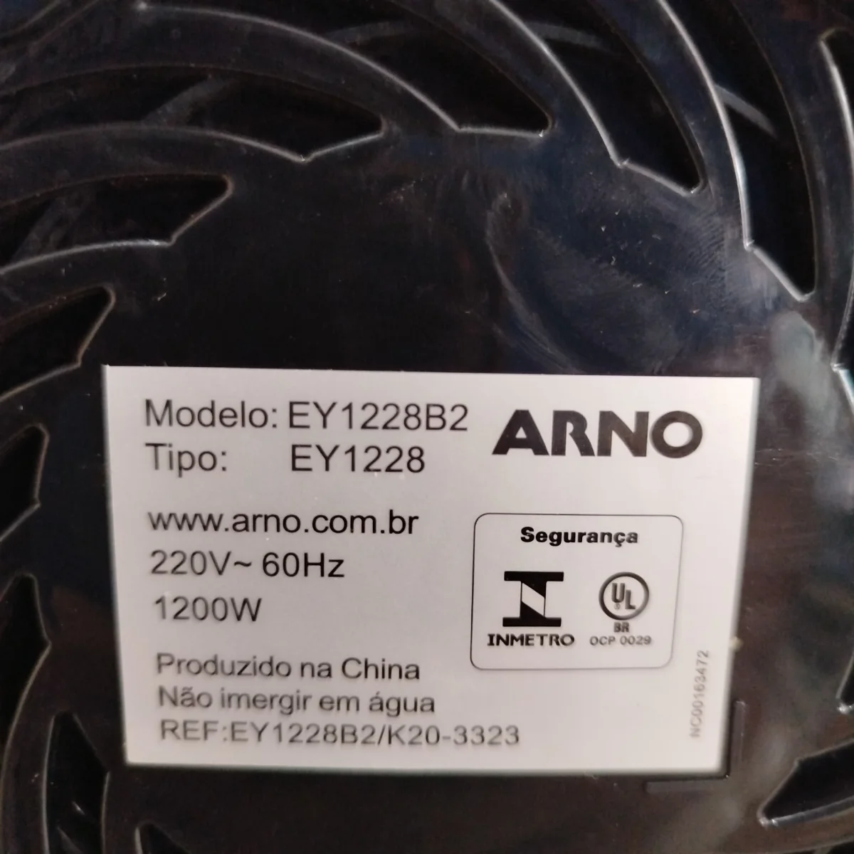 Foto 3 de Fritadora Marca Arno Modelo Ey1228b8 Usado Con Desgaste Acc En Caja