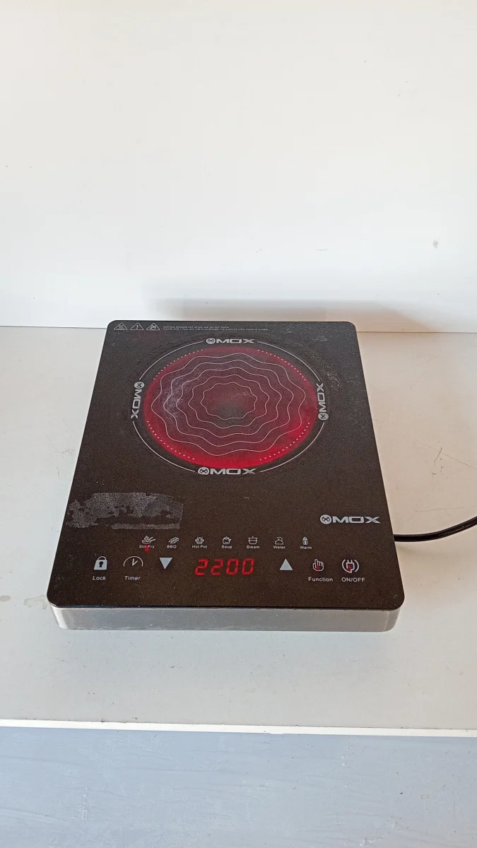 Cocina Electrica Tipo Vitroceramica Marca Mox Modelo Mo-Kic03 Usado En Buen Estado Acc No Tiene