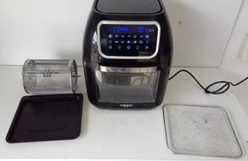 Fritadora Marca Nappo Modelo Nef-104 Usado En Buen Estado Acc De 10ltCanasta Giratoria Para FritarBandeja / AsaderaRejillas Airfryer