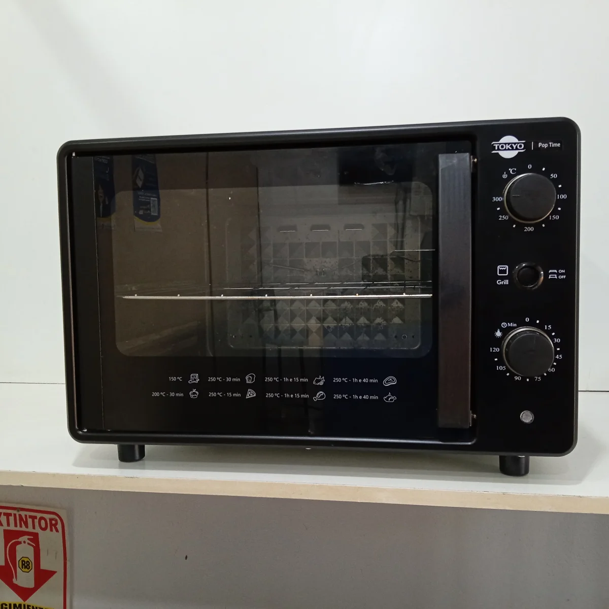 Horno Marca Tokyo Litros 45 Modelo Pop Time Usado En Buen Estado Acc Parrilla