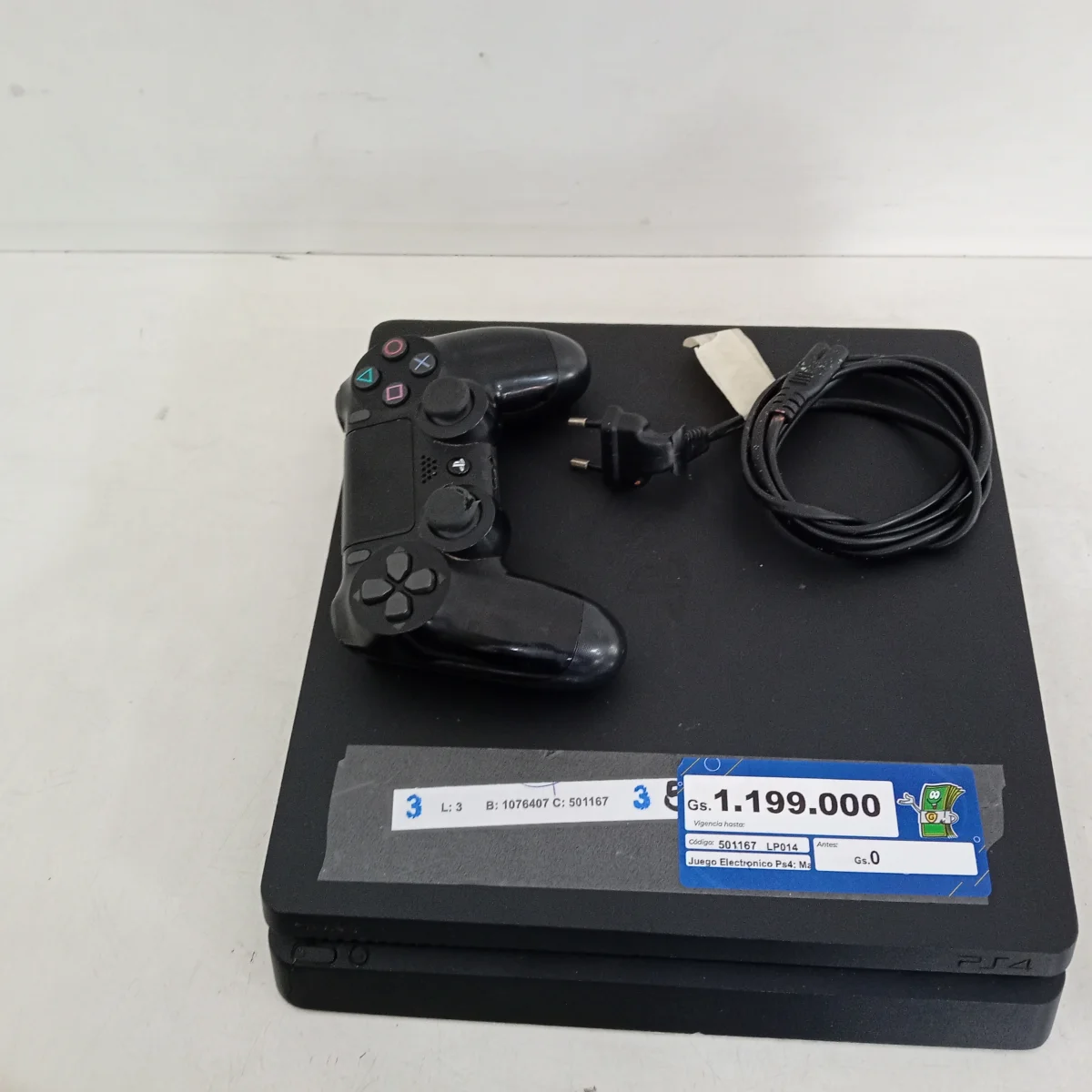 Foto 3 de Juego Electronico Ps4 Marca Sony Slim Modelo Cuh-2215b Disco Duro 1.000 Gb Con Control Sin Caja Usado En Buen Estado Acc Cable Power