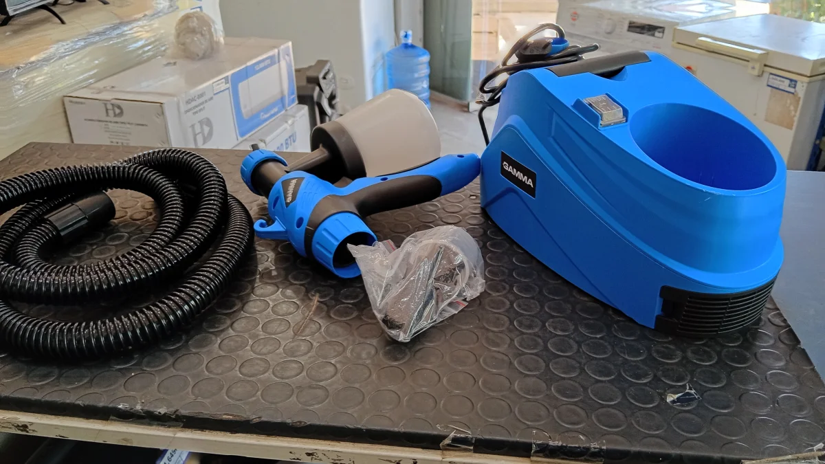 Pulverizador De Pintura Marca Gamma. Modelo G2822ar Usado En Buen Estado Con Correa Acc Sin Uso