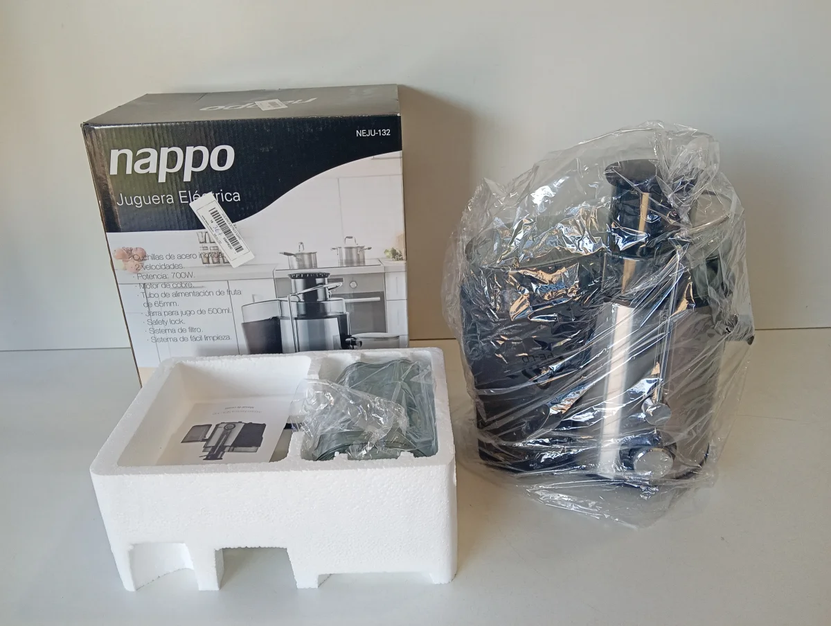 Juguera 2 Velocidades Marca Nappo Modelo Neju-132 Nuevo Sin Uso Acc En CajaJarra Manual