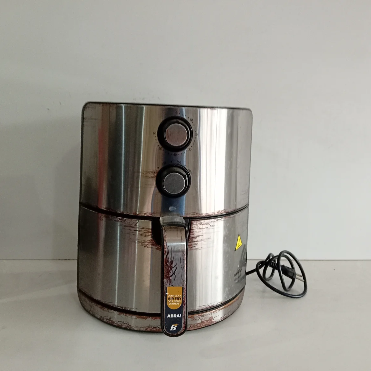 Fritadora Marca Britania Modelo Air Fry Bfr46pi Usado Con Desgaste Acc Cab. Cte.
