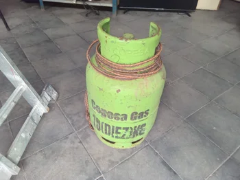 Garrafa Cap 10 Kg. Marca Copesagas Usado Con Desgaste Color Verde Acc No Tiene