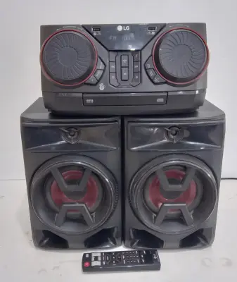 Equipo De Sonido Marca Lg Con Control Modelo Ck43 Usado En Buen Estado Acc Con Dos ParlantesAntena Fm