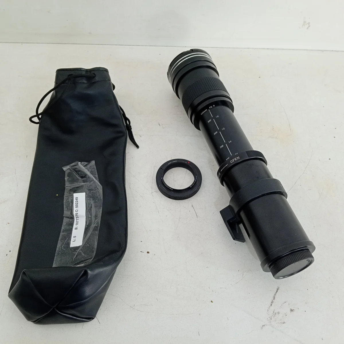 Lente Para Camara Profesional Marca Sin Modelo Super Telephoto Usado En Buen Estado Con No Tiene Acc EstuchoTapa