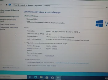Foto 2 de Computadoras De Escritorio Marca Hp Modelo Hp Prodesk 600 G1 Usado En Buen Estado Procesador Intel R Core Tm I7-4790 Memoria Ram 8 Gb Disco Duro 465 Gb Acc Un Monitor Mouse Teclado