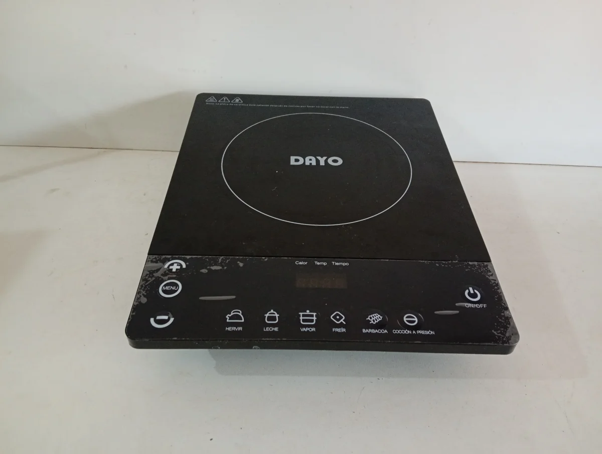 Cocina Electrica Tipo Inducción Marca Dayo Modelo Pia2a Usado En Buen Estado Acc Olla Sin Tapa Un Poco Quemada Por DentroCab. Cte.