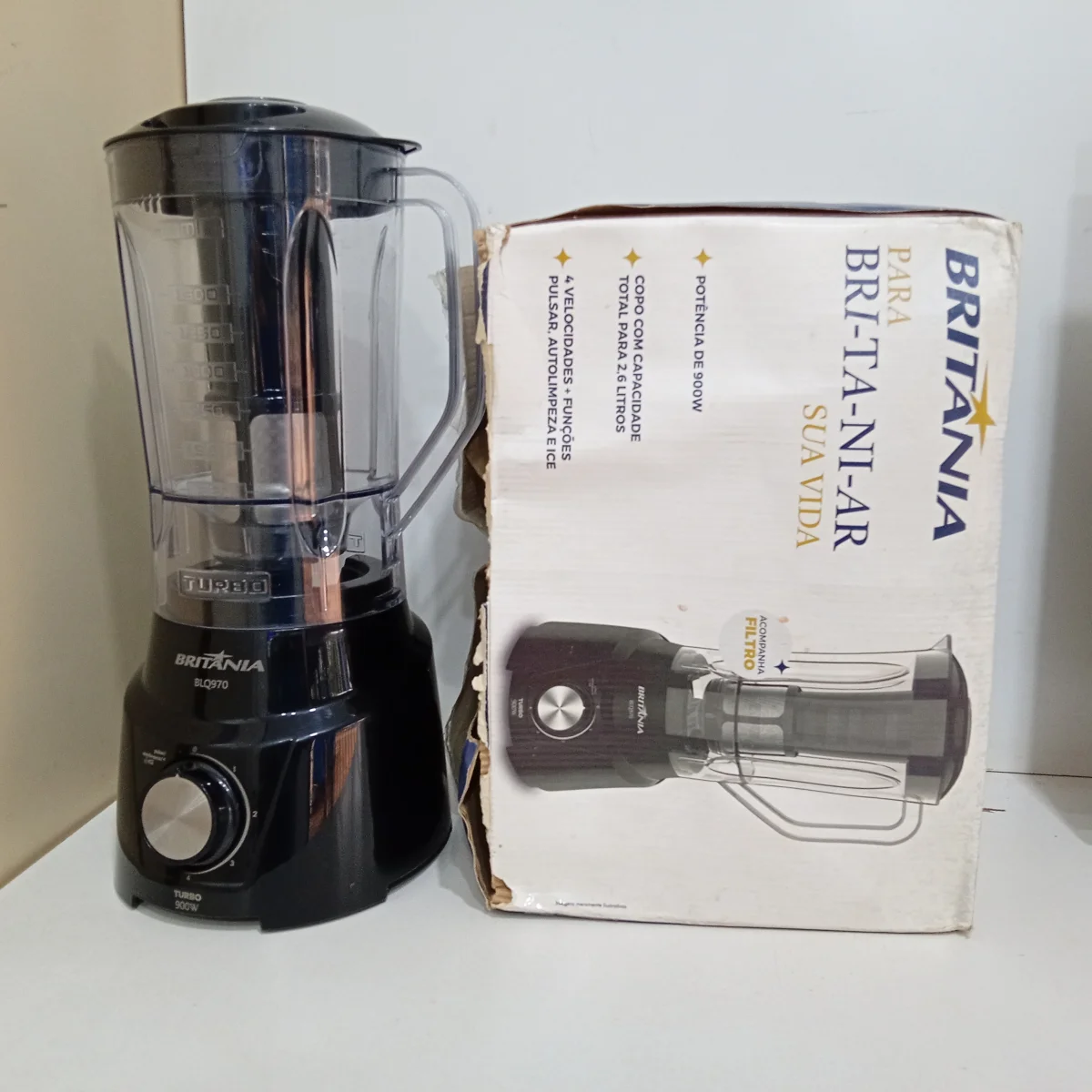 Licuadora Marca Britania Modelo Blq970p Velocidades Usado En Buen Estado Acc Jarra