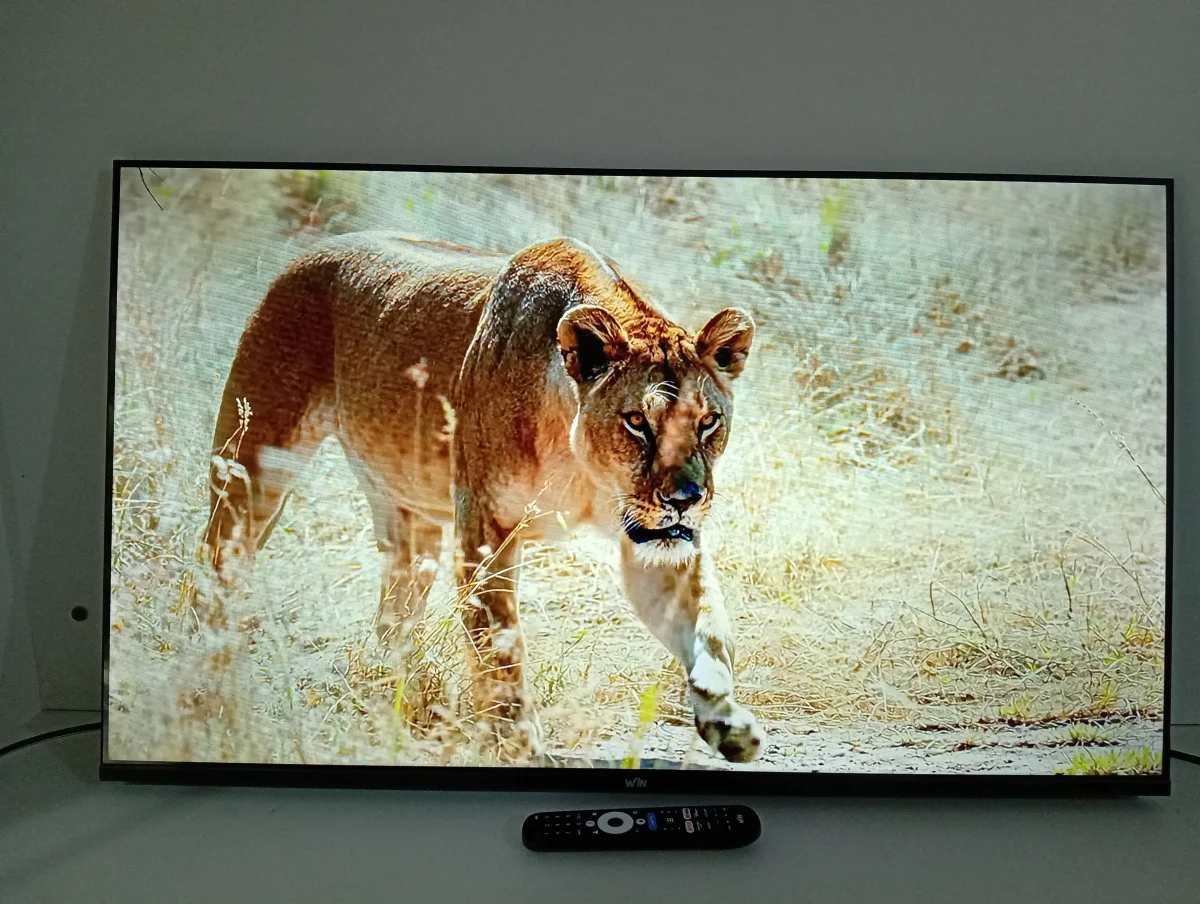Televisor Led Smart De 43 '' Marca Win Modelo Win43fsg Con Control Usado En Buen Estado Acc Cable Crrte