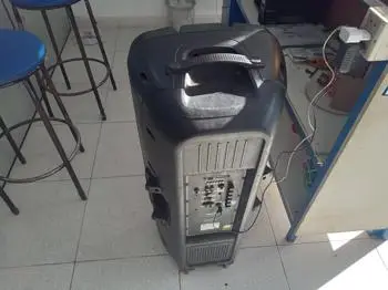 Caja De Sonido Amplificada Marca Tokyo Modelo Elparty8000 Sin Control Usado Con Desgaste Acc Cargador Y Micrófono