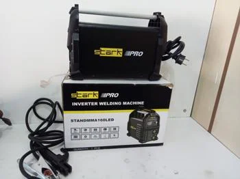 Soldador Marca Stark Pro Modelo Standmma160led Usado En Buen Estado Acc PinzaGancho Tierra