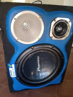 Caja C/ Parlantes Para Auto Usado En Buen Estado Acc Parlante PioonerCornteraTwister