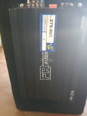 Amplificador De Sonido P/ Automovil Marca Fraudio Modelo Fr-256 Usado En Buen Estado Acc No Tiene
