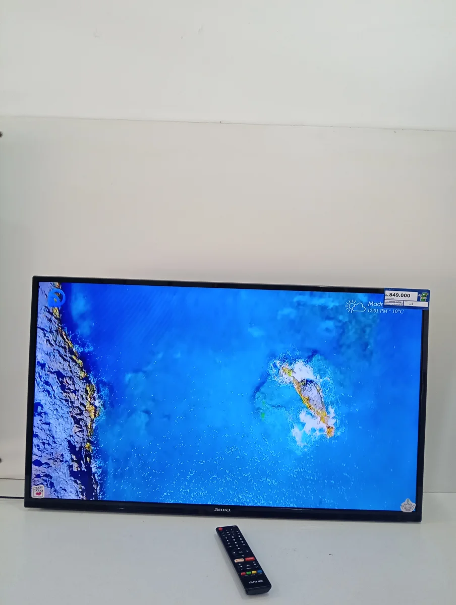 Televisor Led Smart De 43 '' Marca Aiwa Modelo Aw39b4sm Con Control Usado En Buen Estado Acc Control