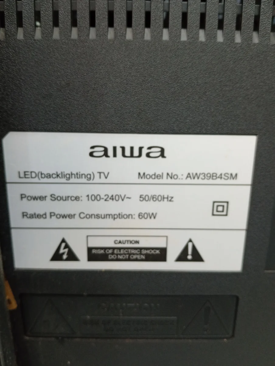 Foto 3 de Televisor Led Smart De 43 '' Marca Aiwa Modelo Aw39b4sm Con Control Usado En Buen Estado Acc Control