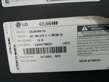 Foto 2 de Televisor Led Smart De 42 '' Marca Lg Modelo 42ml6400 Con Control Usado En Buen Estado Acc Base De Plastico