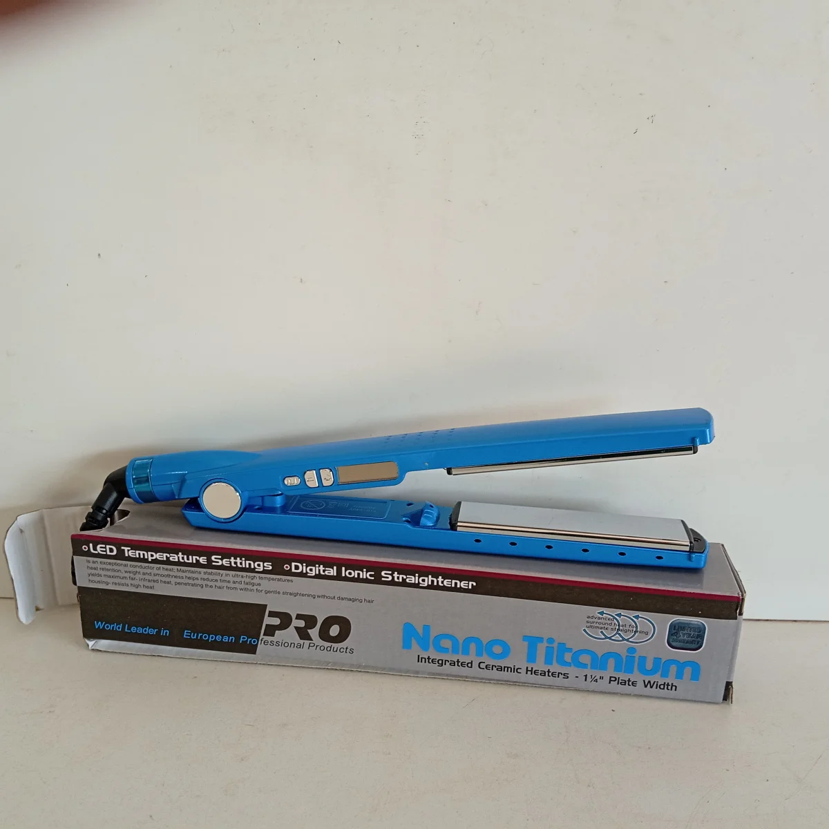 Planchita Para Cabello Marca Babyliss Modelo Nano Titaniun Pro No Original Usado En Buen Estado Acc Caja