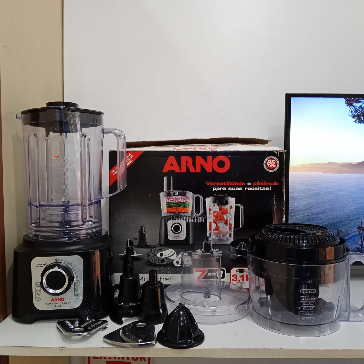 Multiprocesador 2 Velocidades Marca Arno Modelo Mp70 Usado En Buen Estado Acc Con Todos Los Accesorios
