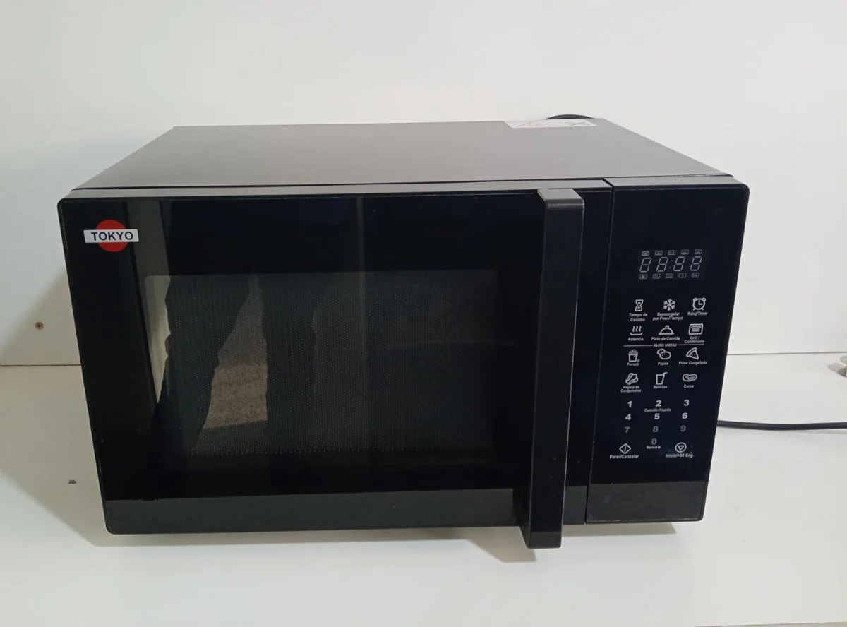 Microondas Marca Tokyo Modelo Edtmtok30n-N Usado En Buen Estado Acc Plato De Vidrio