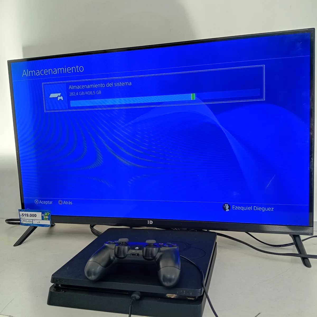 Foto 3 de Juego Electronico Ps4 Marca Sony Slim Modelo Cuh-2015a Disco Duro 500 Gb Con Control Sin Caja Usado En Buen Estado Acc 1 ControlCable HdmiCable Power