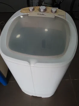 Lavarropas Cap 10 Kg. Marca Mueller Modelo Lavadora Family 10kg Usado Con Desgaste Acc Manguera De Descarga