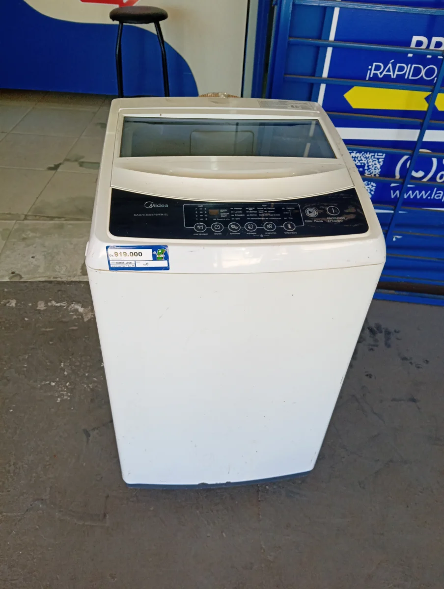 Lavarropas Cap 7 Kg. Marca Midea. Modelo Mag70-S307ps/Fm-El Usado En Buen Estado Acc Manguera