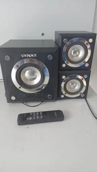 Mini Componente Marca Sate Con Control Modelo As-878rf Usado En Buen Estado Con No Tiene Acc AxuliarDos Parlantes Cable Power