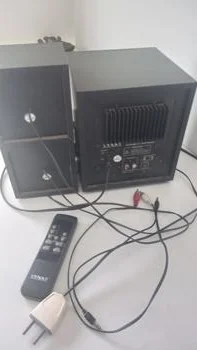 Foto 2 de Mini Componente Marca Sate Con Control Modelo As-878rf Usado En Buen Estado Con No Tiene Acc AxuliarDos Parlantes Cable Power