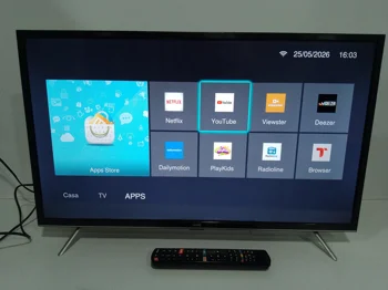 Foto 3 de Televisor Led Smart De 32 '' Marca Jam Modelo Ja32hd218s Con Control Usado En Buen Estado Acc Par De Patitas