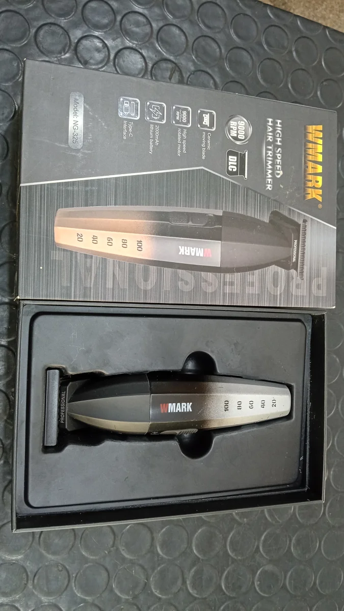 Maquina De Cortar Cabello Marca Wmark. Modelo Ng-325 Usado En Buen Estado Acc Cable Usb+4 Accesorios