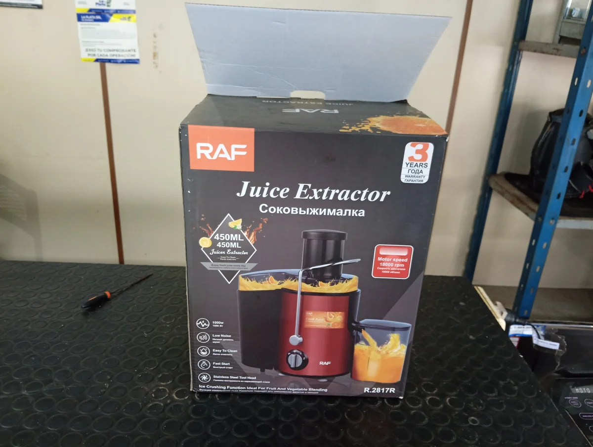 Juguera 2 Velocidades Marca Raf Modelo R2817 Usado En Buen Estado Acc Caja
