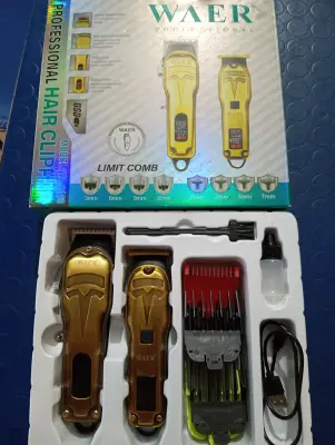 Maquina De Cortar Cabello Marca Waer. Modelo Wa-0160 Acc PatilleraTipos De CorteCable CargadorPeine