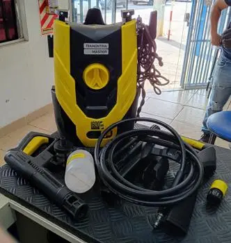 Hidro Lavadora Marca Tramontina Modelo 42550/022 Usado En Buen Estado Acc PistolaMangueraJaboneraManijaFiltroRueditasEn Caja Estropeada
