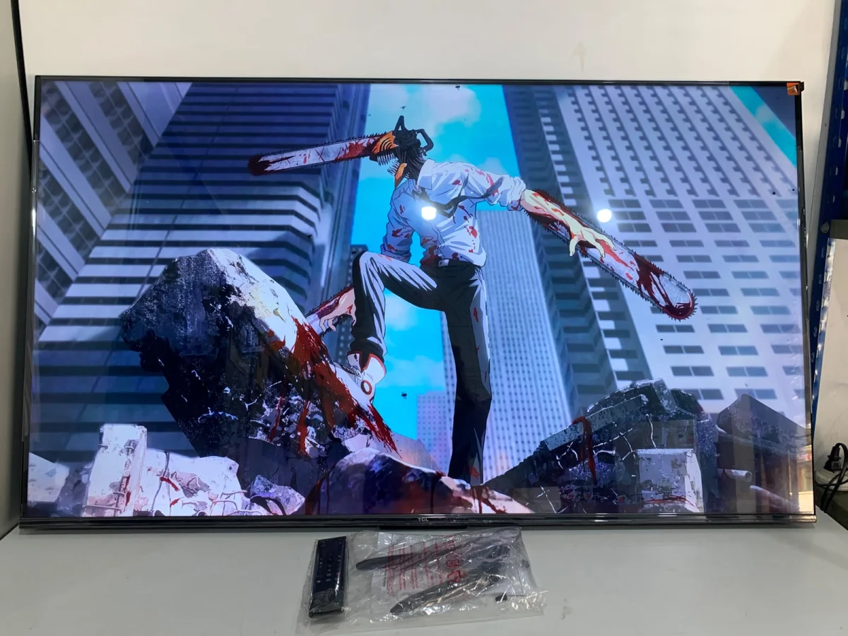 Televisor Led Smart De 55 '' Marca Tcl Modelo 5596k Con Control Nuevo Sin Uso Acc C/Patitas De Pedestal