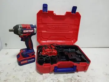 Taladro Marca Emtop Modelo Eciwl20502 Acc Una Bateria Cargador